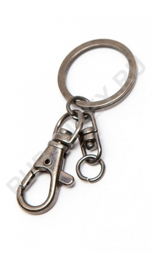 Кольца, карабины и цепочки Карабин для ключей с кольцом - продажа заготовоки станков для изготовления ключей - Ключ-Сервис